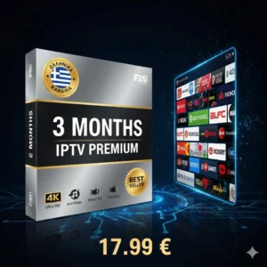 Best Greek IPTV Plan - 3 Months Premium Service - 4K Channels